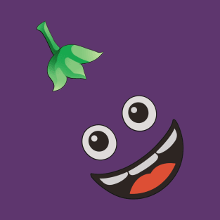 Look Im A Egg Plant! Aubergine, Brinjal Funny T-Shirt