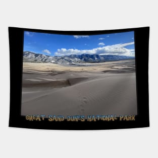 Colorado State Outline (Great Sand Dunes National Park) Tapestry