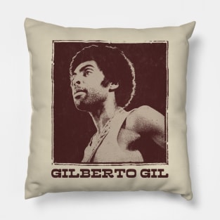 Gilberto Gil \ Retro Original Fan Art Design Pillow