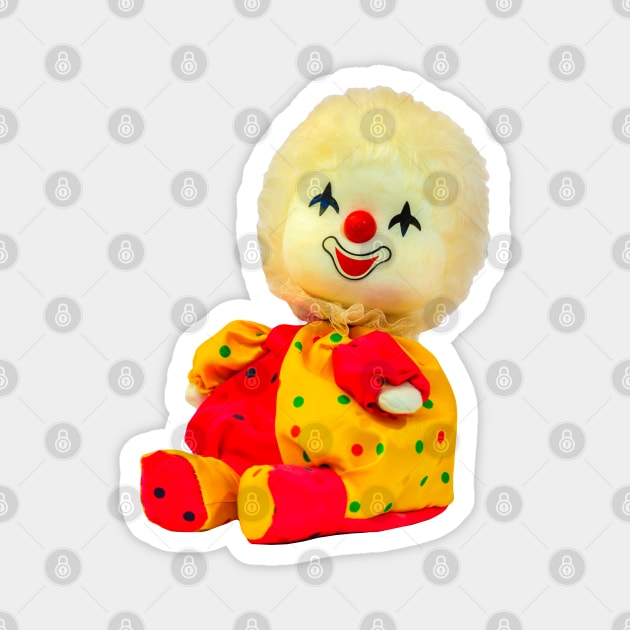 Clown doll Magnet by dalyndigaital2@gmail.com