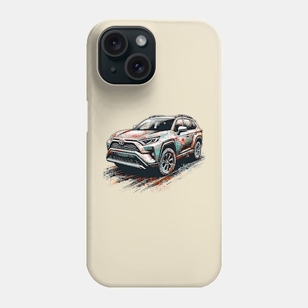 Toyota RAV4 Phone Case by Vehicles-Art