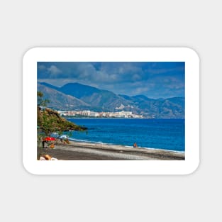 Penoncillo Beach Torrox Costa Nerja Spain Magnet