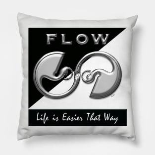 Flow (Life is Easier That Way) Pillow