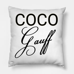 Coco gauff Pillow