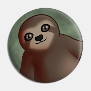 say hi sloth Pin