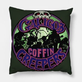 Timber Mountain Calico Coffin Creepers Pillow