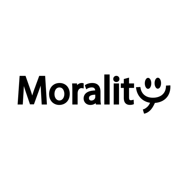 Morality artistic typography design by DinaShalash