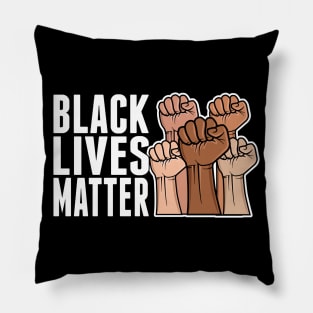 Black Lives Matter Fist Pillow