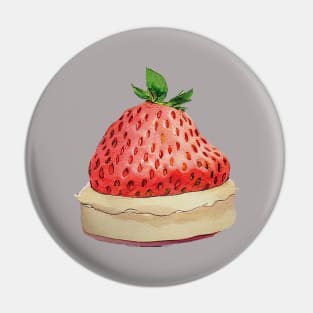 Strawberry Shortcake with a Giant Strawberry Pin