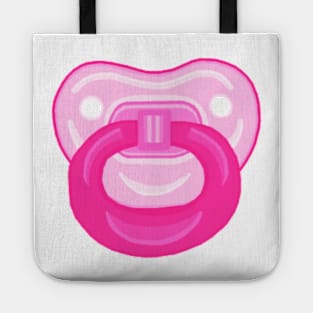 Pink Infant Baby Girl Pacifier Tote