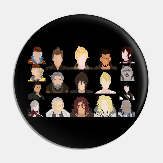 Final Fantasy XV characters Pin by DigitalCleo