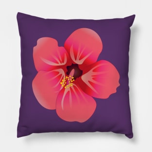 Hibiscus Flower Pillow