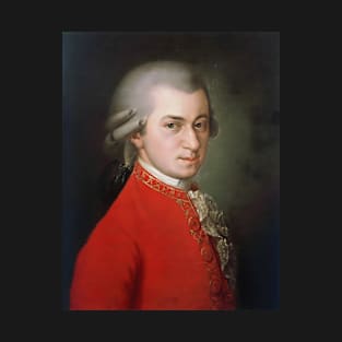 Portrait of Wolfgang Amadeus Mozart by Barbara Krafft T-Shirt