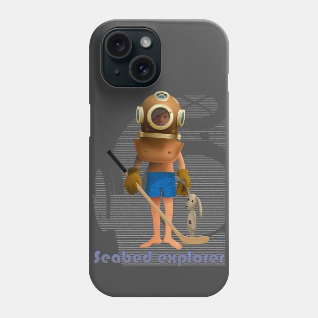 Seabed explorer Phone Case by CTinyFactory