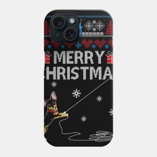 Merry Christmas Funny Naughty Chihuahua Phone Case