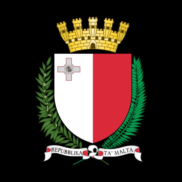 Coat of arms of Malta by Wickedcartoons