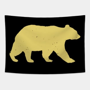 Distressed Vintage Bear Wild Nature Design Tapestry