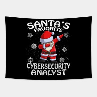 Santas Favorite Cybersecurity Analyst Christmas Tapestry