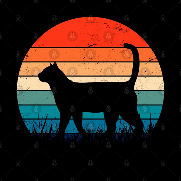Funny Black Cats Rule Matter Cat Silhouette by ShopBuzz