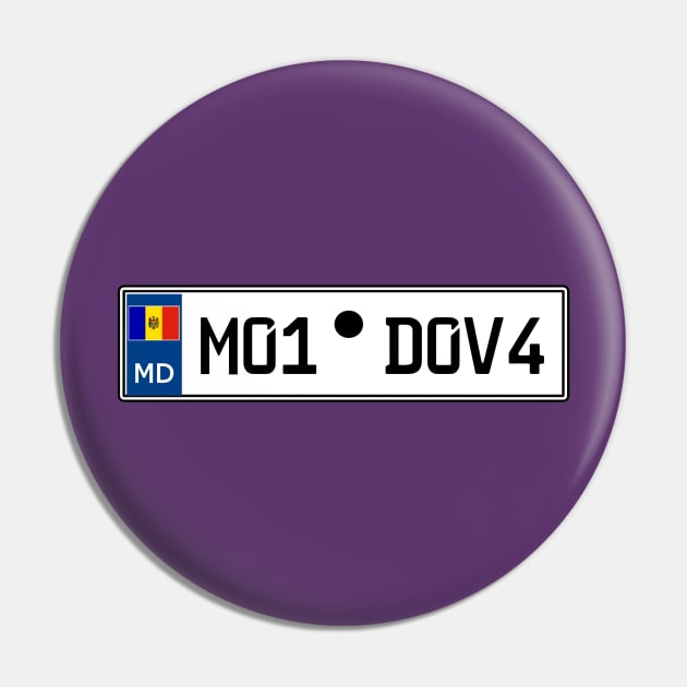 Moldova car registration plate Pin by Travellers