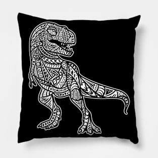 T rex Tribal Pillow