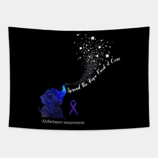 Alzheimer Awareness Spread The Hope Find A Cure Gift Tapestry