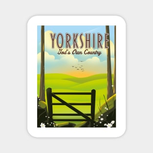 Yorkshire "God's own Country" Magnet