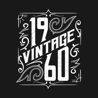 60th birthday gifts for men and women 1960 gift 60 years old T-Shirt