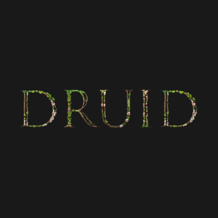 Druid - Vines, Leaves, and Blossoms T-Shirt