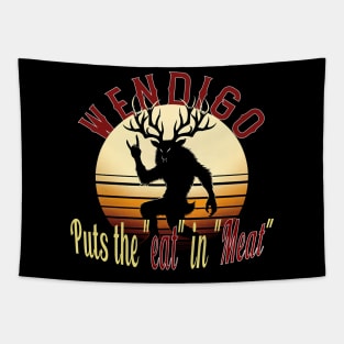 Mythical Wendigo: A Folklore Feast Tapestry