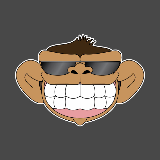 Monkey happy citizen sunglasses by Rafael Franklin