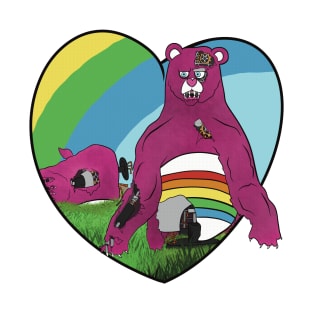 Rainbow scare bear T-Shirt