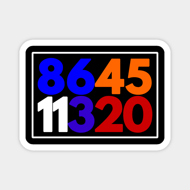 Anti-Trump 861211320 Vote Trump out on November 3rd Magnet by BiteyFish Designs