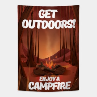 Get Outdoors! Enjoy a Campfire Tapestry