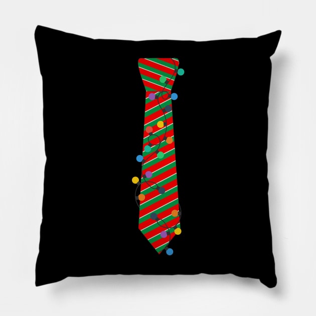 MY CHRISTMAS LIGHTS TIE Pajama Xmas Halloween Funny Pillow by Holly ship