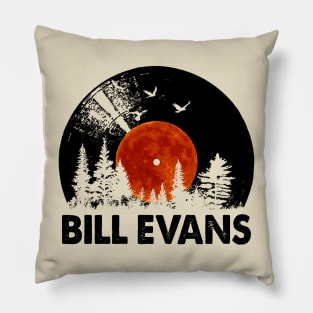 Evans Name Record Music Forest Gift Pillow