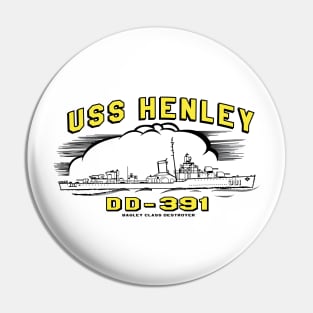 USS Henley   DD-391 Pin