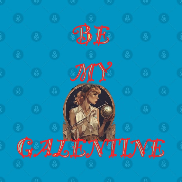 Galentines day retro golfer by sailorsam1805