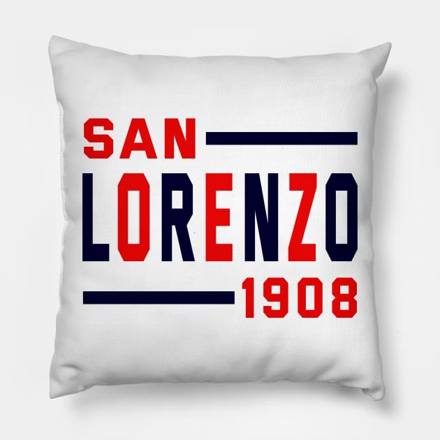 San Lorenzo 1908 Classic Pillow by Medo Creations