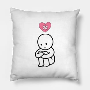 Broken Heart Pillow