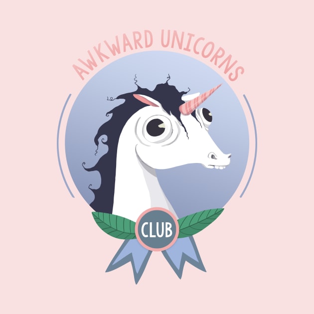 Awkward Unicorns Club by agrapedesign