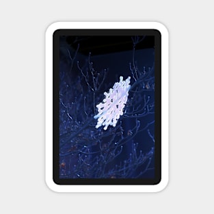 snowflake in blue 6 Magnet