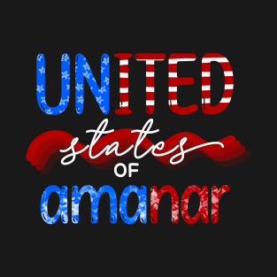 united states of amanar T-Shirt