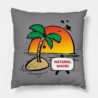 Natural waves Pillow