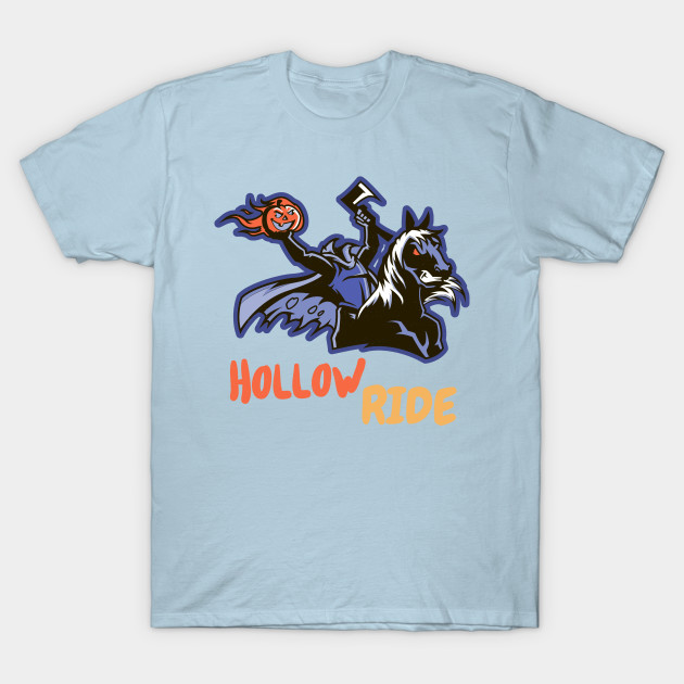 Disover Hollow Ride! Pumpkinless Horseman - Headless Horseman - T-Shirt