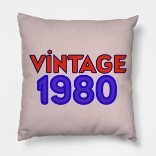 Vintage 1980 Pillow