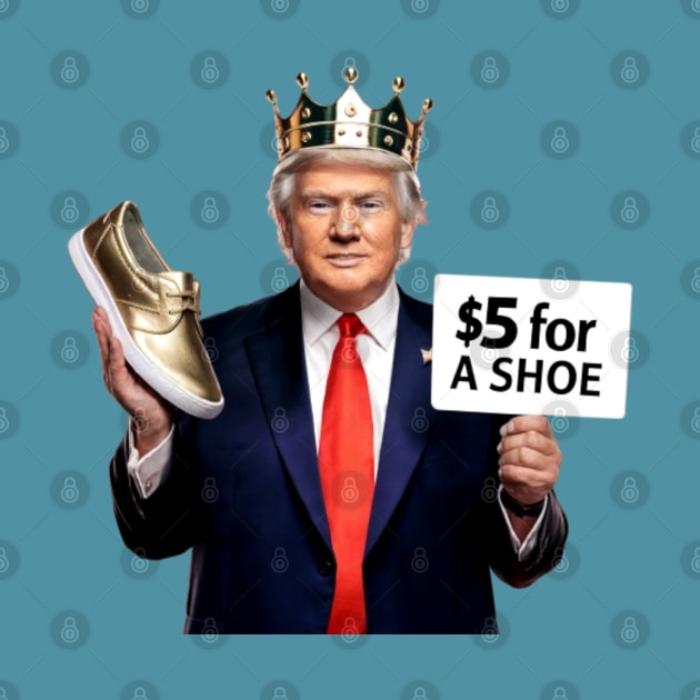 Five Dollar for a golden shoe by LegnaArt