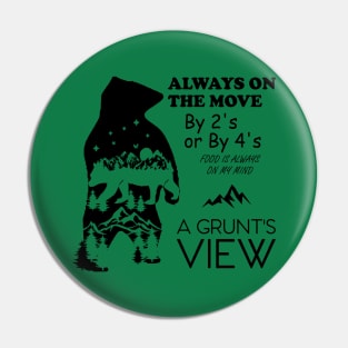 A BEAR IN THE WOODS Pin