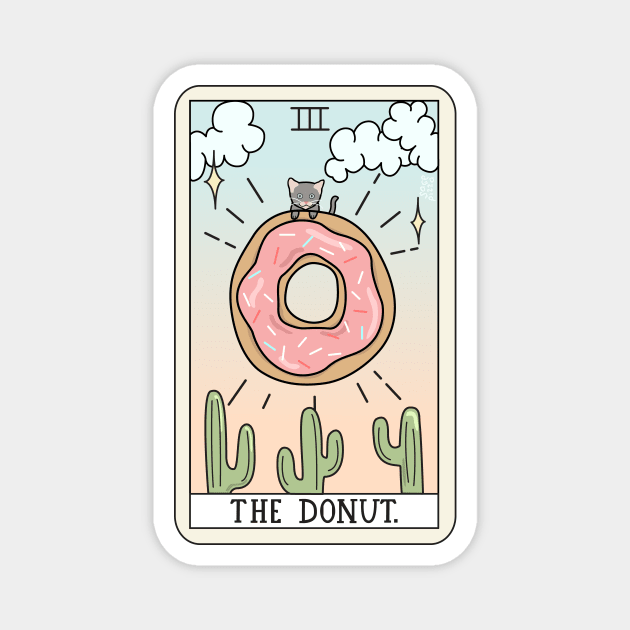 DONUT READING Magnet by sagepizza