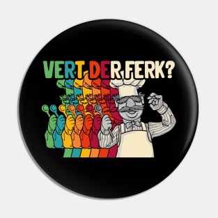 Retro Vert der ferk Pin